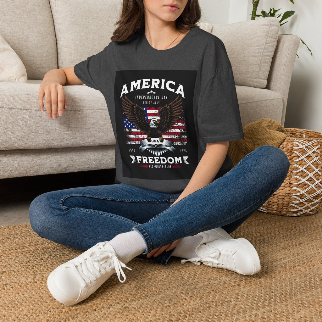 America Eagle T-Shirt — Independence Day Freedom Graphic Tee