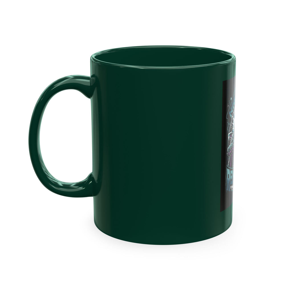 Nightmare Renegade Ceramic Mug — Grim Reaper Biker "King of the Shadows" Coffee Cup