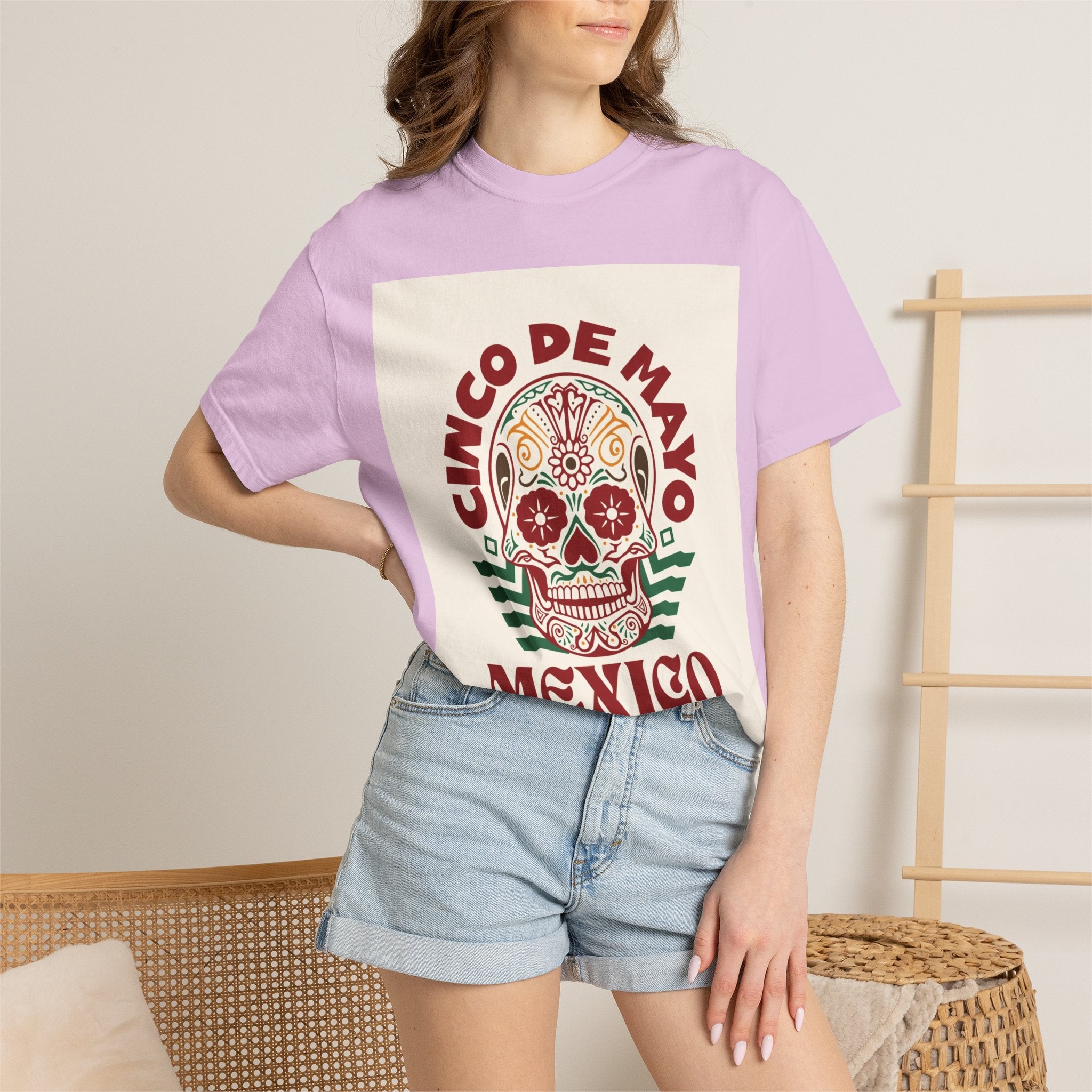 Cinco de Mayo Mexico Sugar Skull T-Shirt