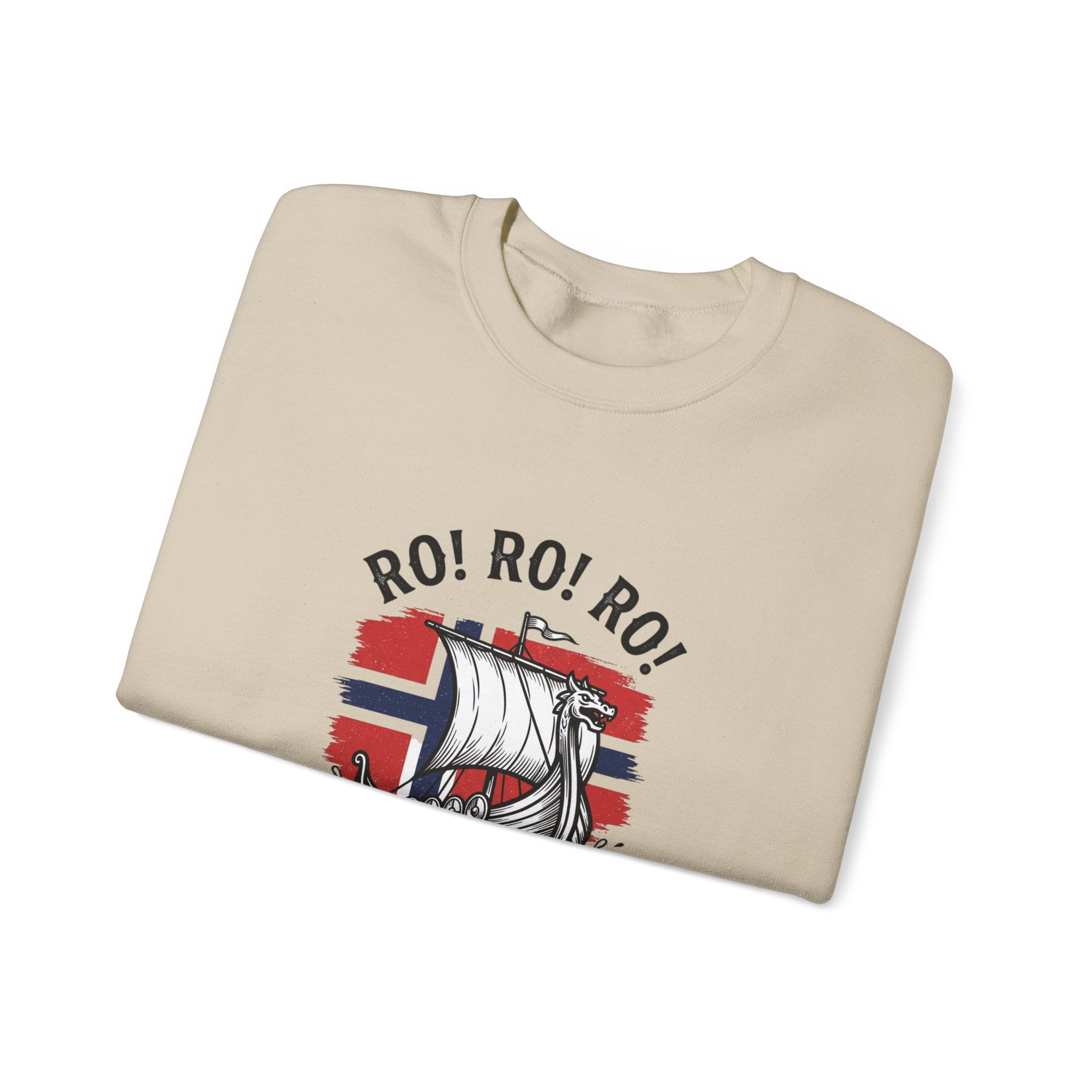Ro! Ro! Ro! Norway Viking Ship Sweatshirt | Norwegian Flag, Football Chant