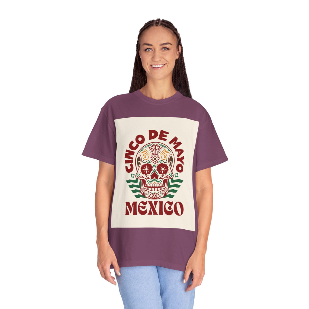 Cinco de Mayo Mexico Sugar Skull T-Shirt