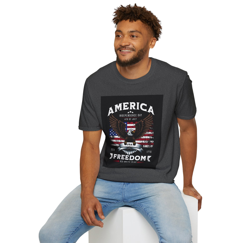 America Eagle T-Shirt — Independence Day Freedom Graphic Tee