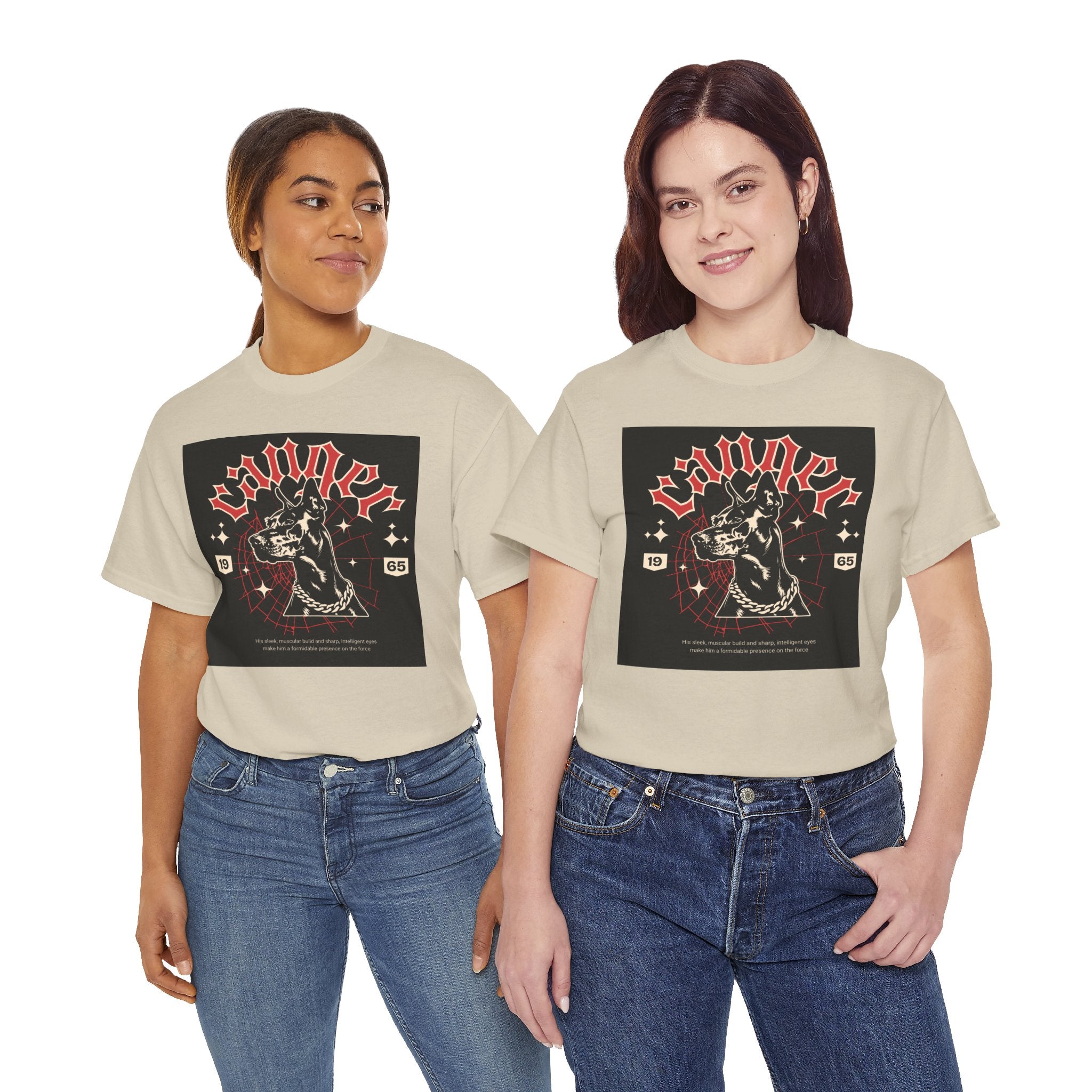 Vintage Gothic Cat Tee — 'Witchery' Retro Occult Graphic T-Shirt