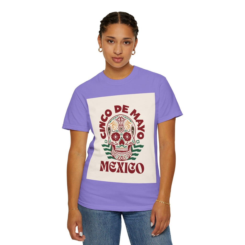 Cinco de Mayo Mexico Sugar Skull T-Shirt