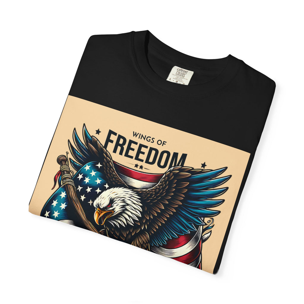 Freedom Eagle T-Shirt — Wings of America Patriotic Graphic Tee