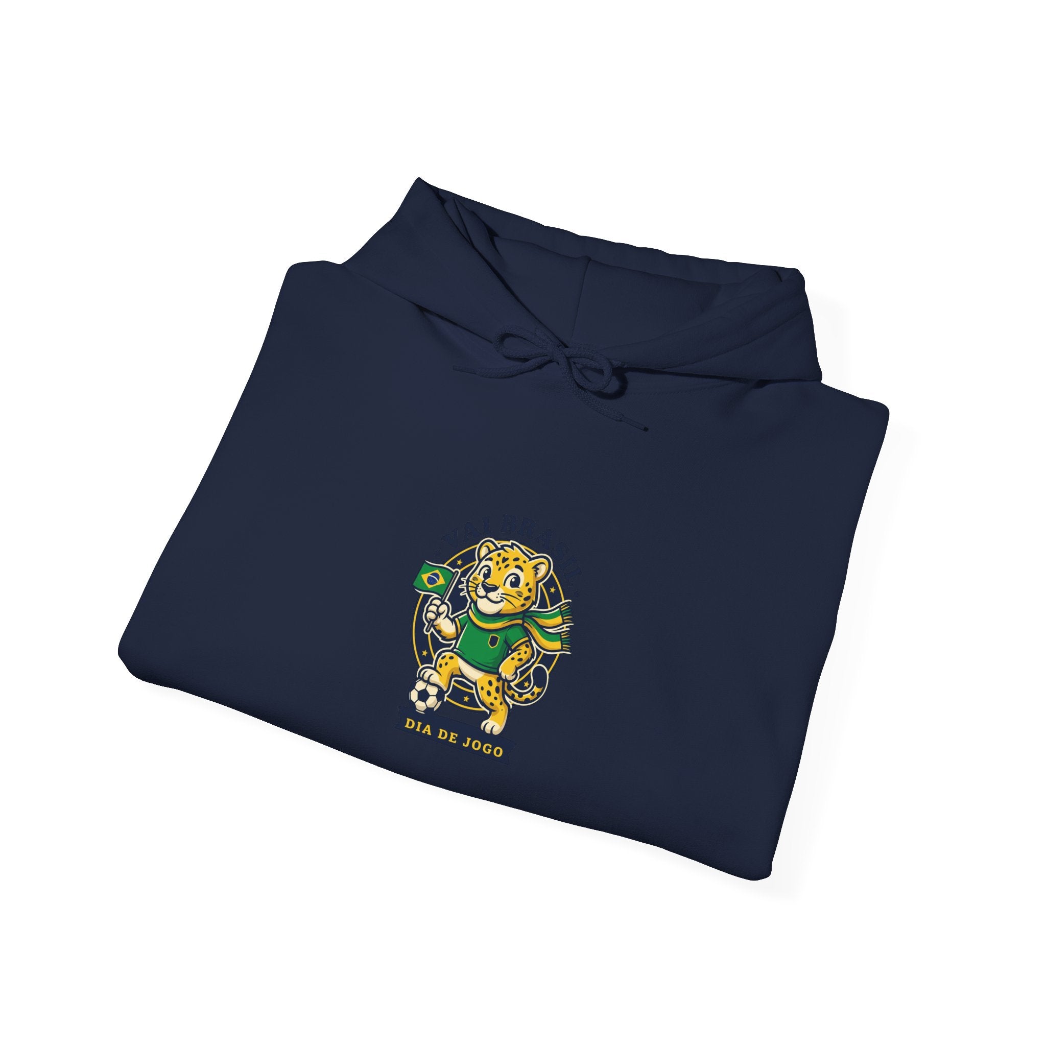 Vai Brasil Hoodie | Brazil Soccer Pride, National Flag Colors