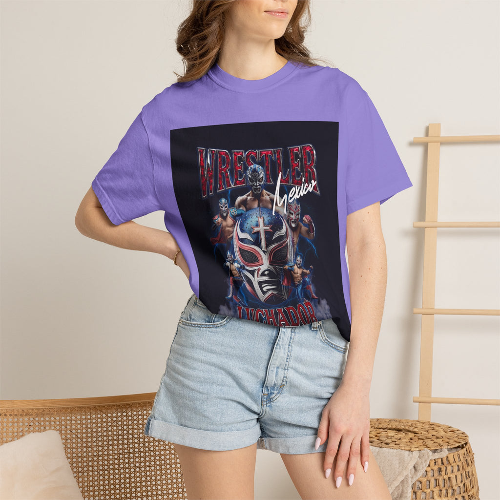 Wrestler Luchador Graphic T-Shirt — Mexican Masked Wrestling Tee