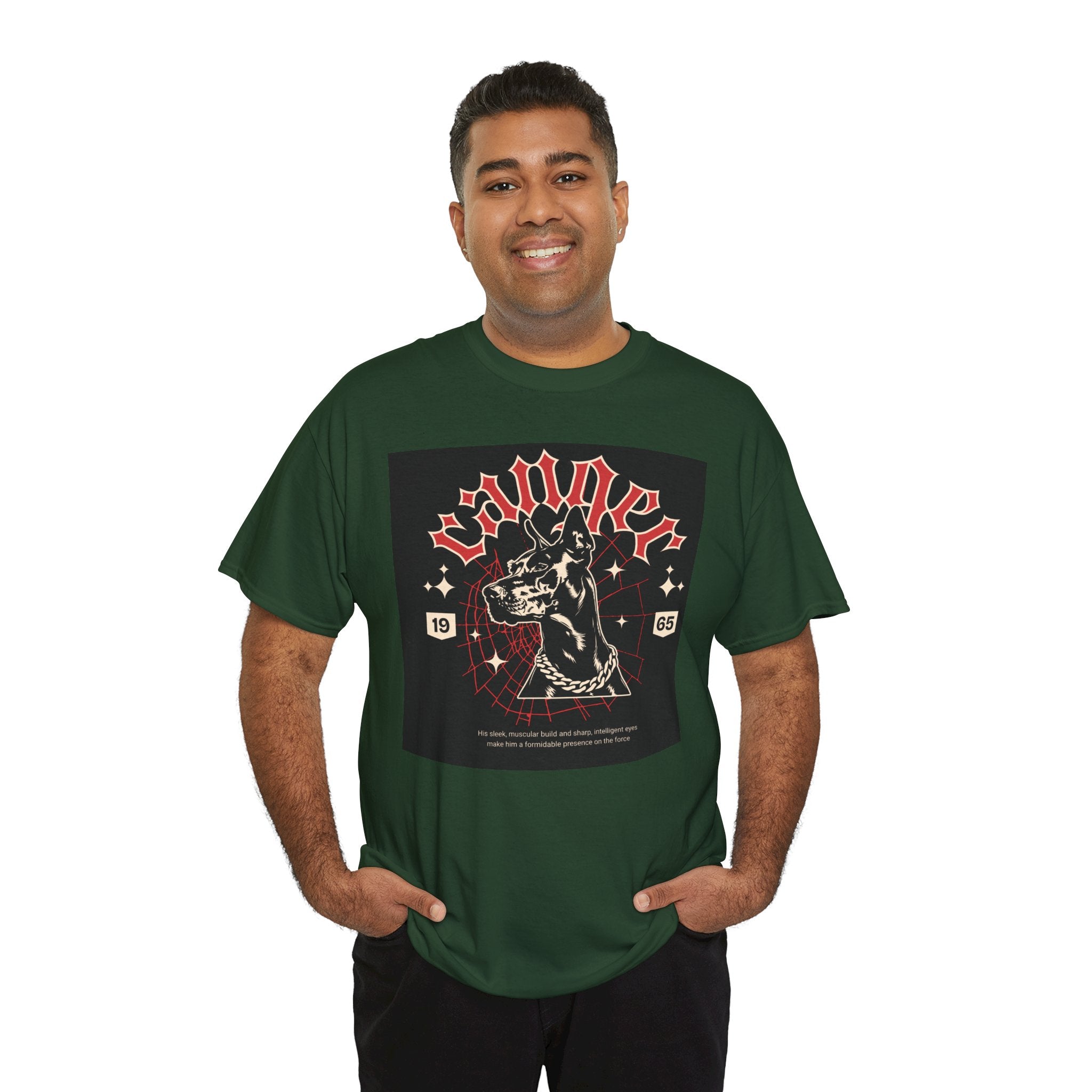 Vintage Gothic Cat Tee — 'Witchery' Retro Occult Graphic T-Shirt
