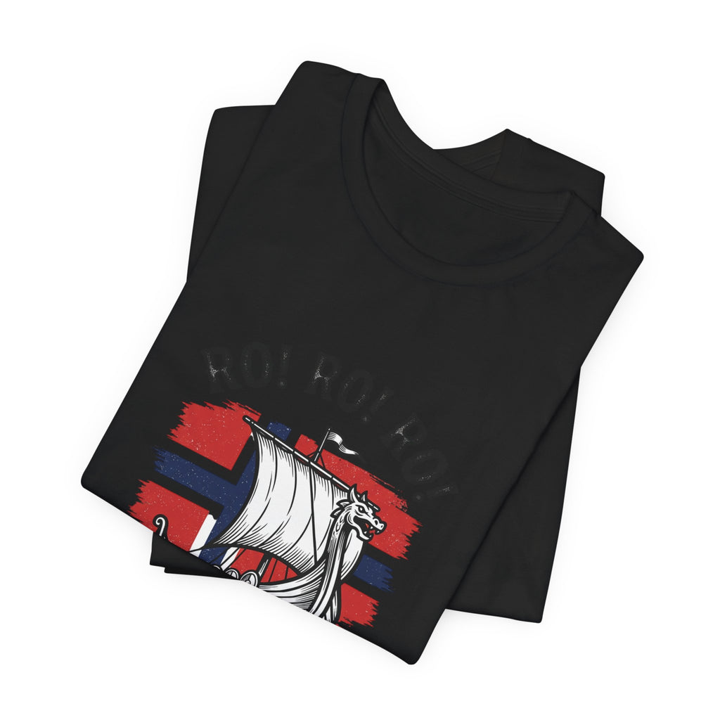 Ro! Ro! Ro! Viking Longship Norway Tee | Norwegian Flag, Football Chant