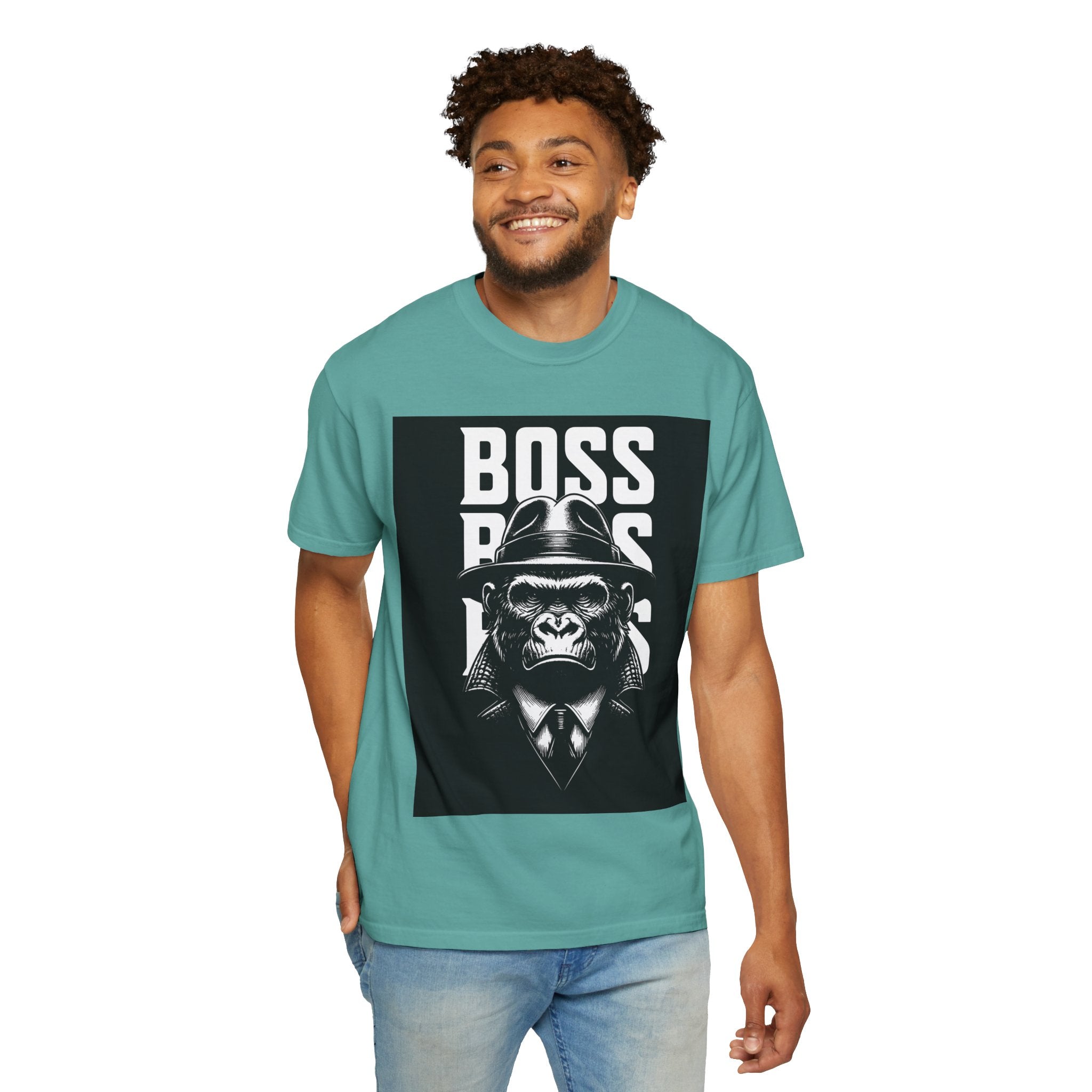 Boss Ape T-Shirt — Graphic "BOSS" Monkey Suit Tee