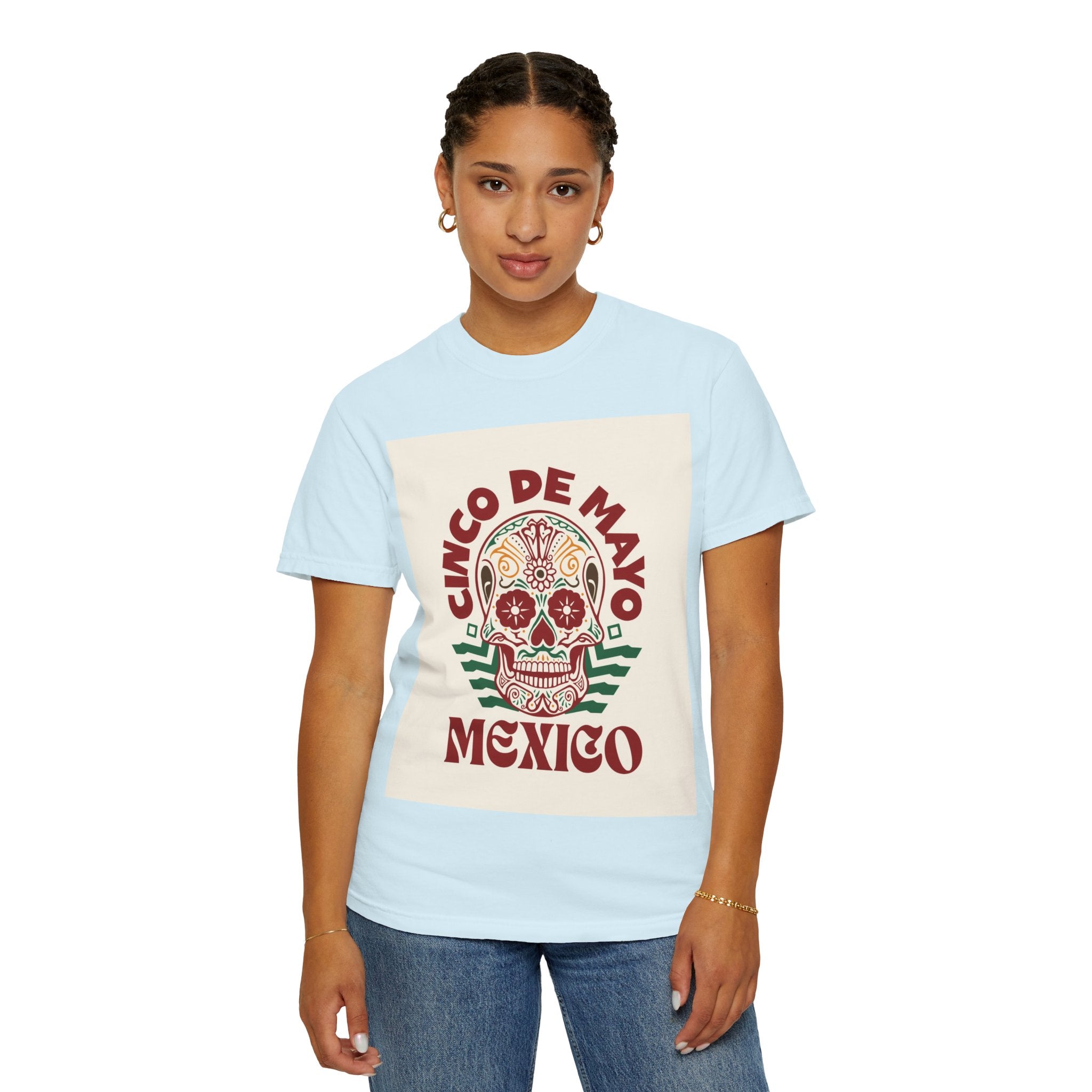 Cinco de Mayo Mexico Sugar Skull T-Shirt