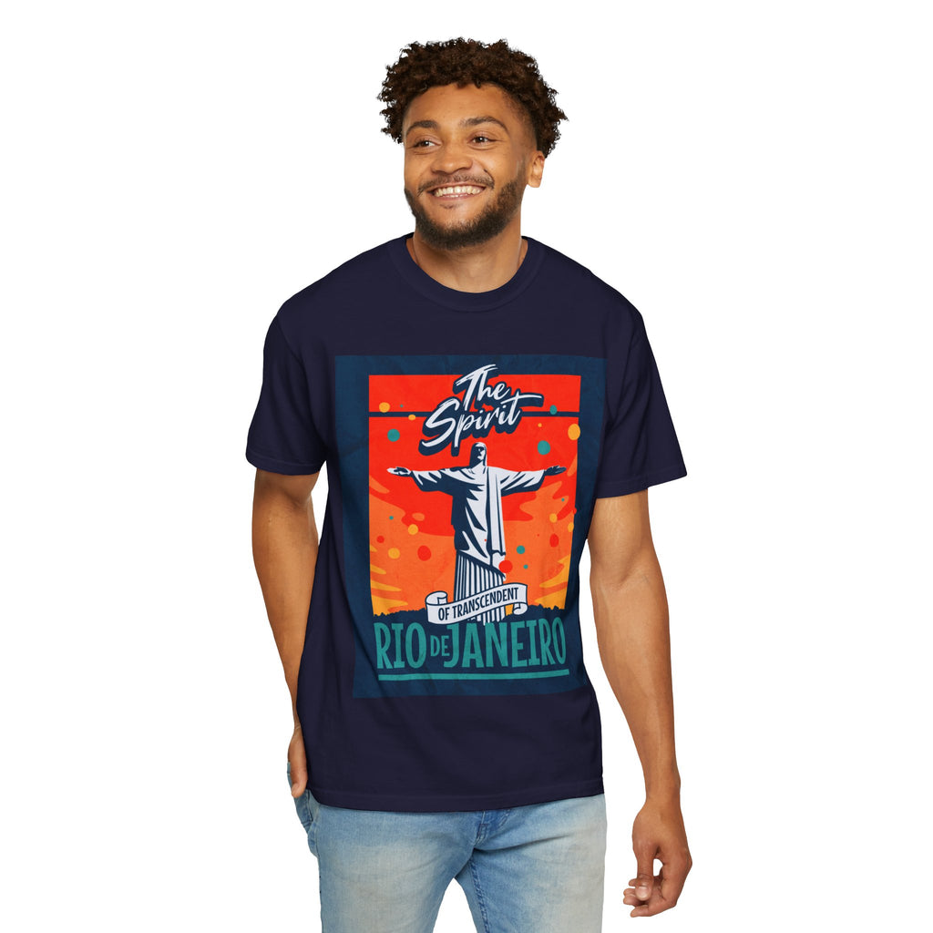 Rio de Janeiro Christ the Redeemer Poster T-Shirt — 'The Spirit' Graphic Tee