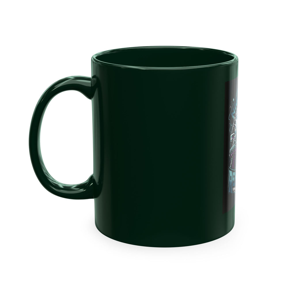 Nightmare Renegade Ceramic Mug — Grim Reaper Biker "King of the Shadows" Coffee Cup