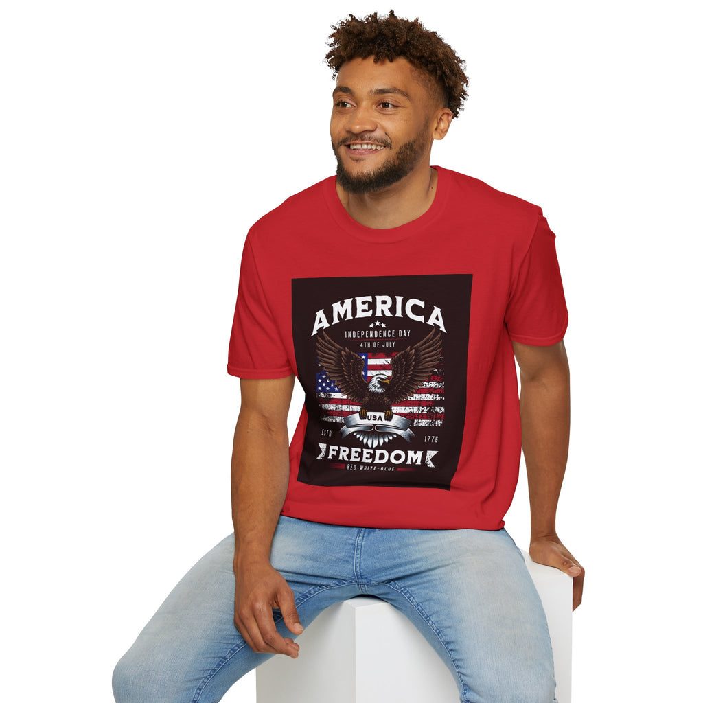 America Eagle T-Shirt — Independence Day Freedom Graphic Tee