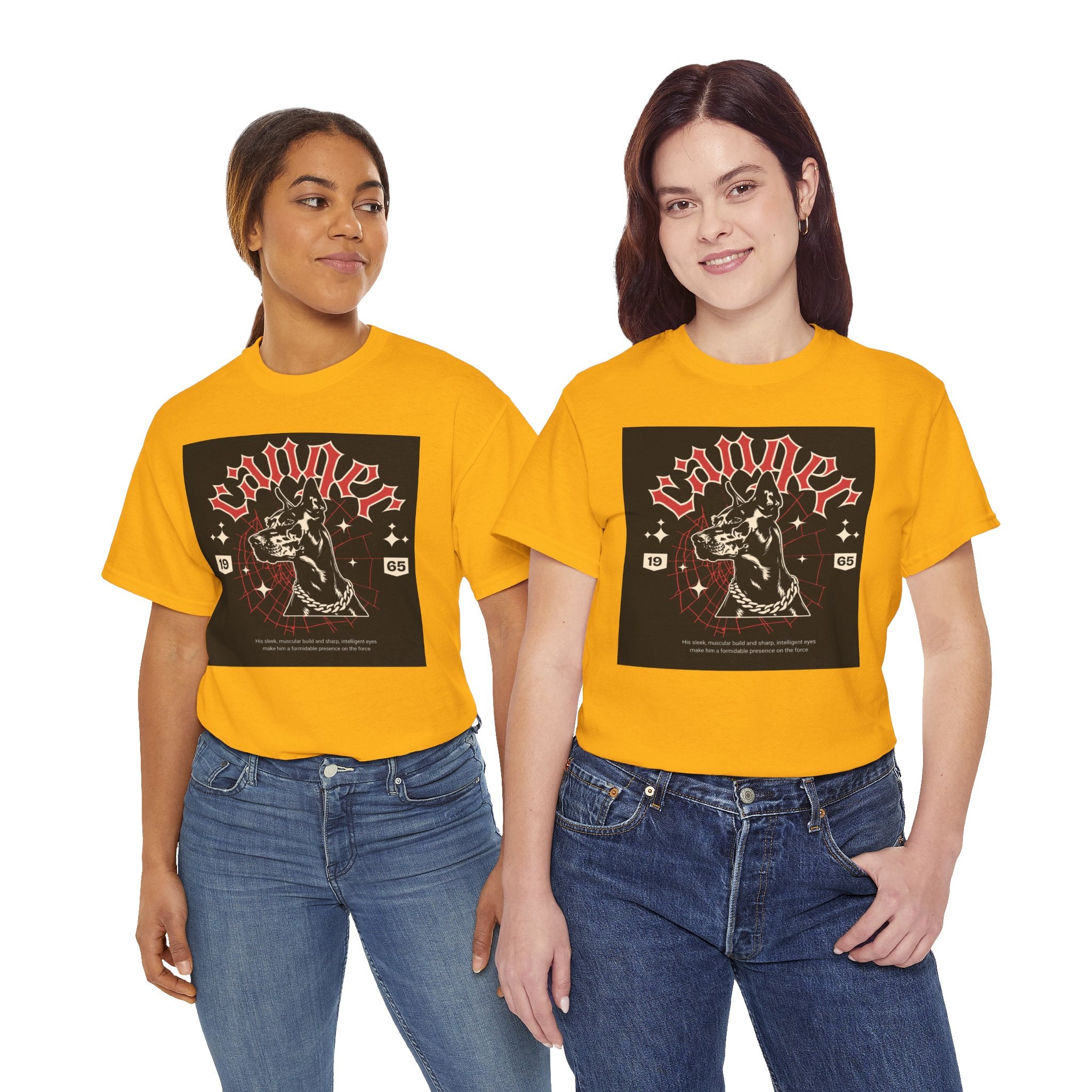 Vintage Gothic Cat Tee — 'Witchery' Retro Occult Graphic T-Shirt