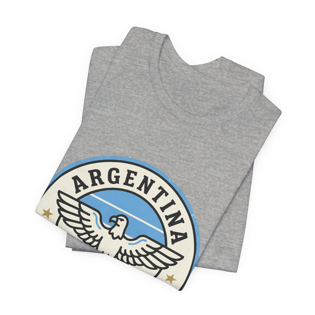 Argentina Fútbol Tee | Soccer Crest, National Colors