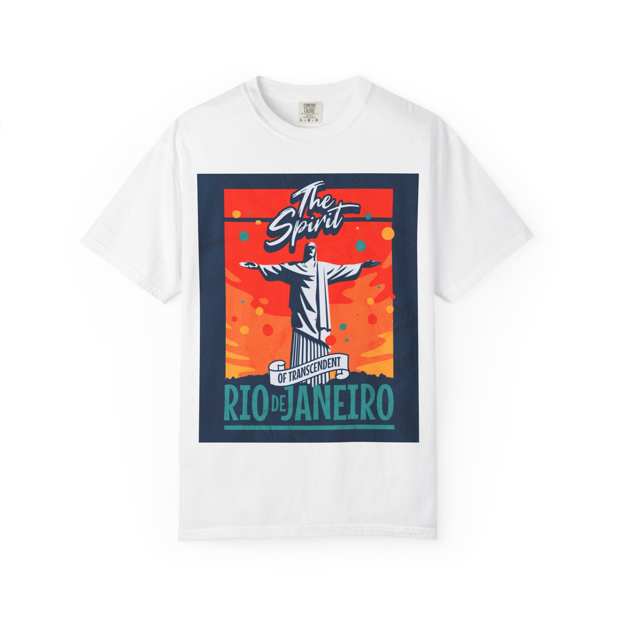 Rio de Janeiro Christ the Redeemer Poster T-Shirt — 'The Spirit' Graphic Tee