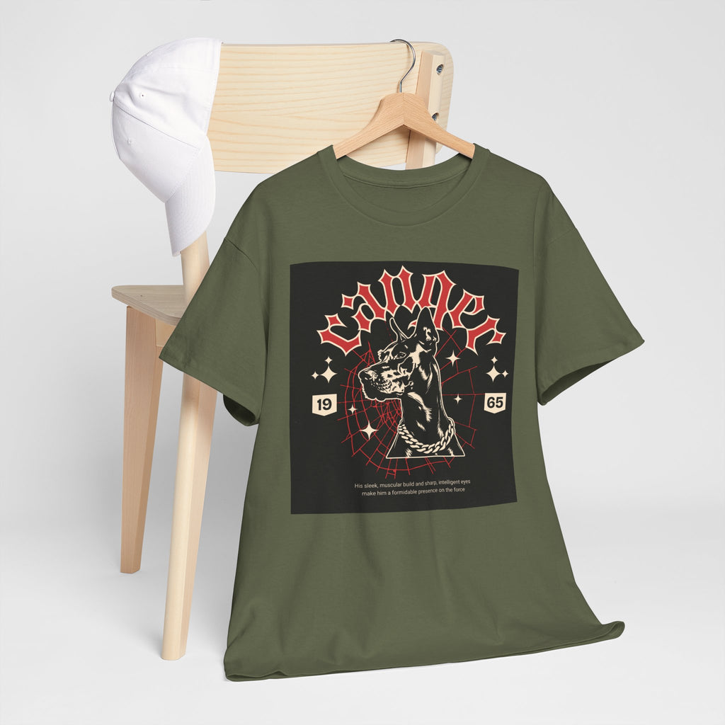 Vintage Gothic Cat Tee — 'Witchery' Retro Occult Graphic T-Shirt