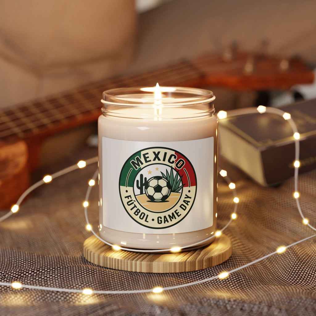 Mexico Futbol Game Day Candle | Soccer Country Pride, 9oz Soy