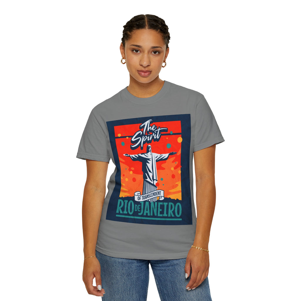 Rio de Janeiro Christ the Redeemer Poster T-Shirt — 'The Spirit' Graphic Tee