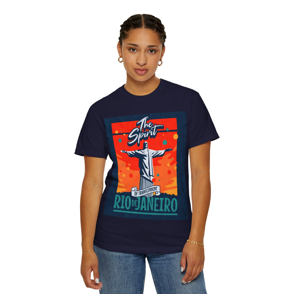 Rio de Janeiro Christ the Redeemer Poster T-Shirt — 'The Spirit' Graphic Tee