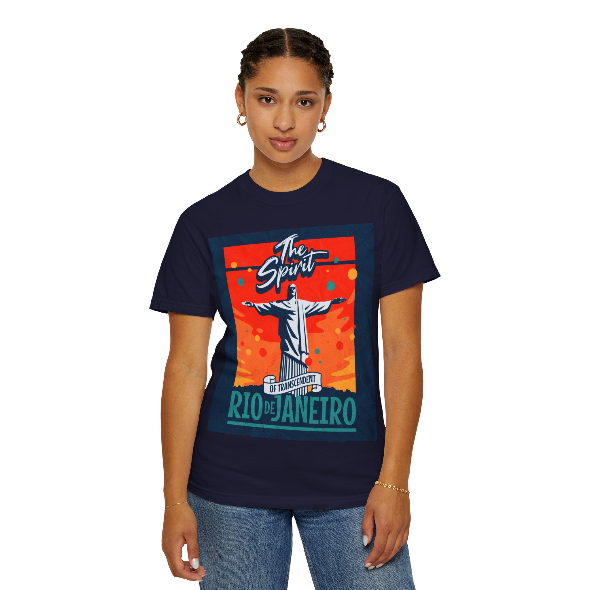 Rio de Janeiro Christ the Redeemer Poster T-Shirt — 'The Spirit' Graphic Tee