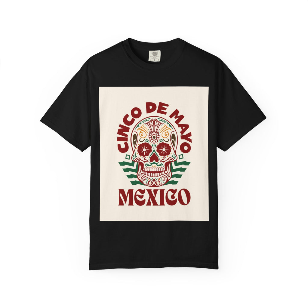 Cinco de Mayo Mexico Sugar Skull T-Shirt