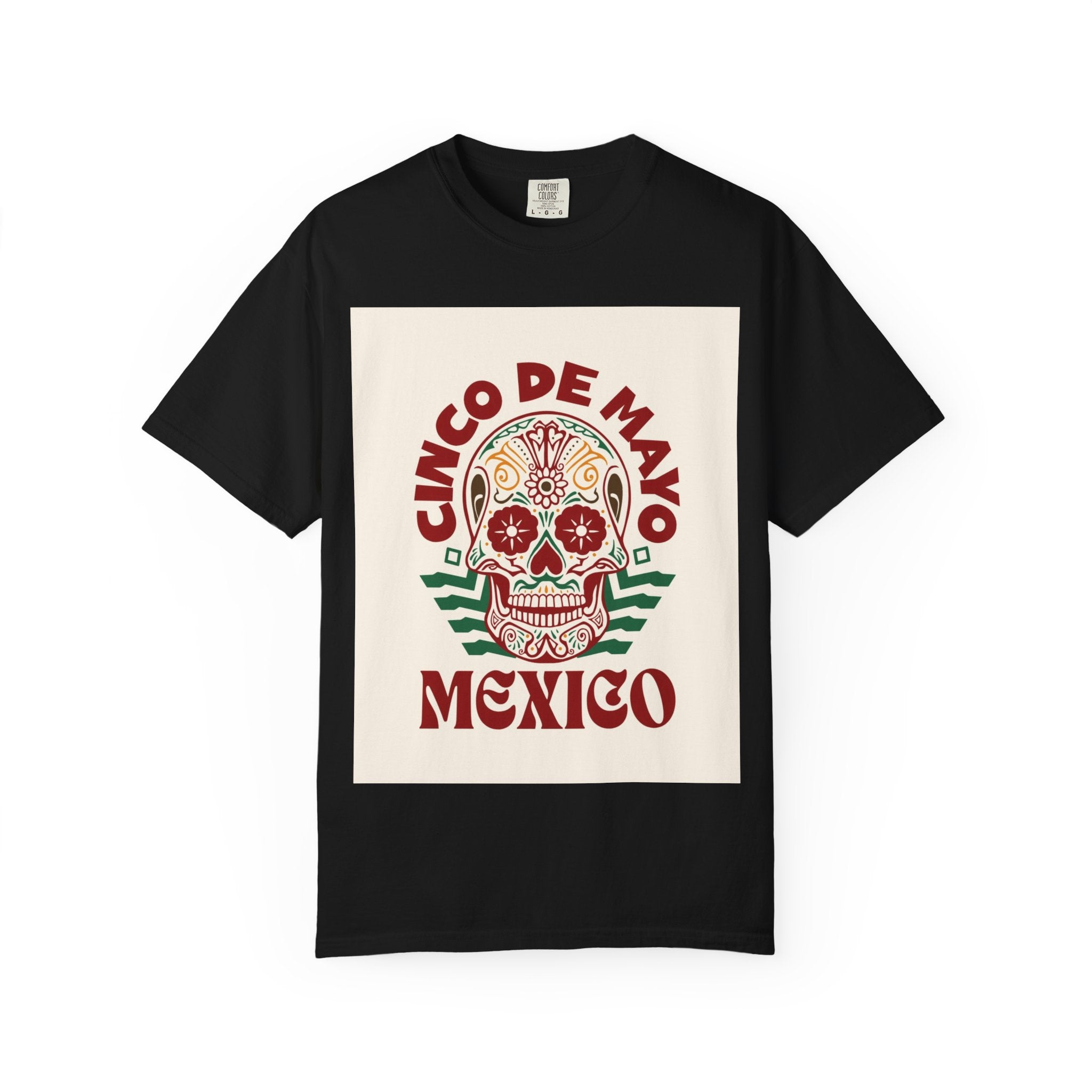 Cinco de Mayo Mexico Sugar Skull T-Shirt