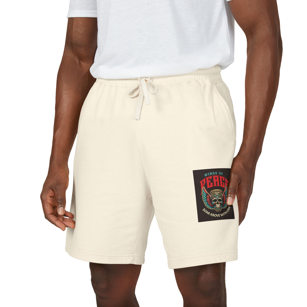Fleece Sweat Shorts — 'House of Perks' Vintage Patch Lounge Shorts