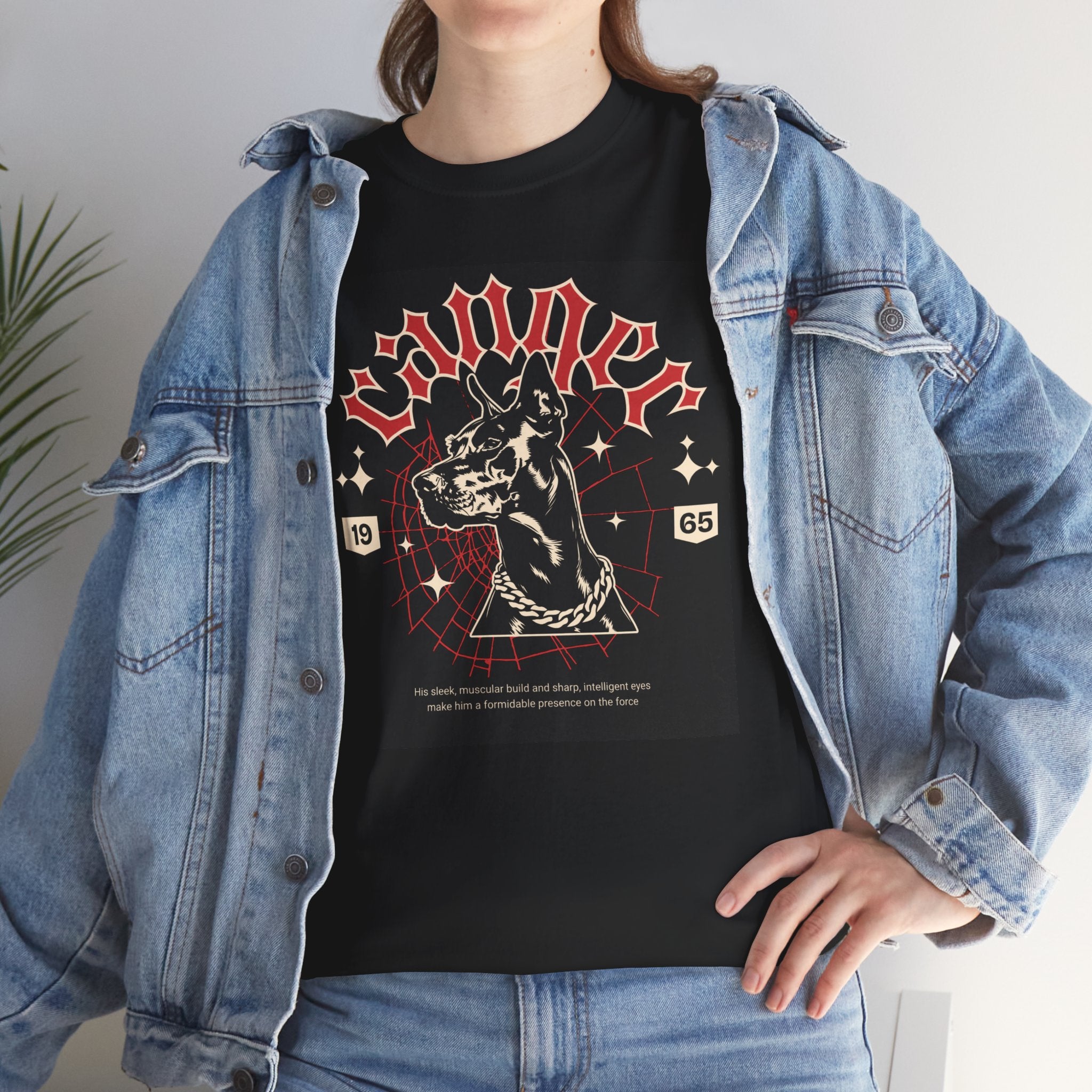 Vintage Gothic Cat Tee — 'Witchery' Retro Occult Graphic T-Shirt