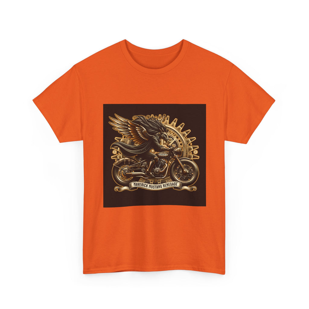 Vintage Winged Motorcycle Tee — "Ride Forever, Ride Free" Biker T-Shirt