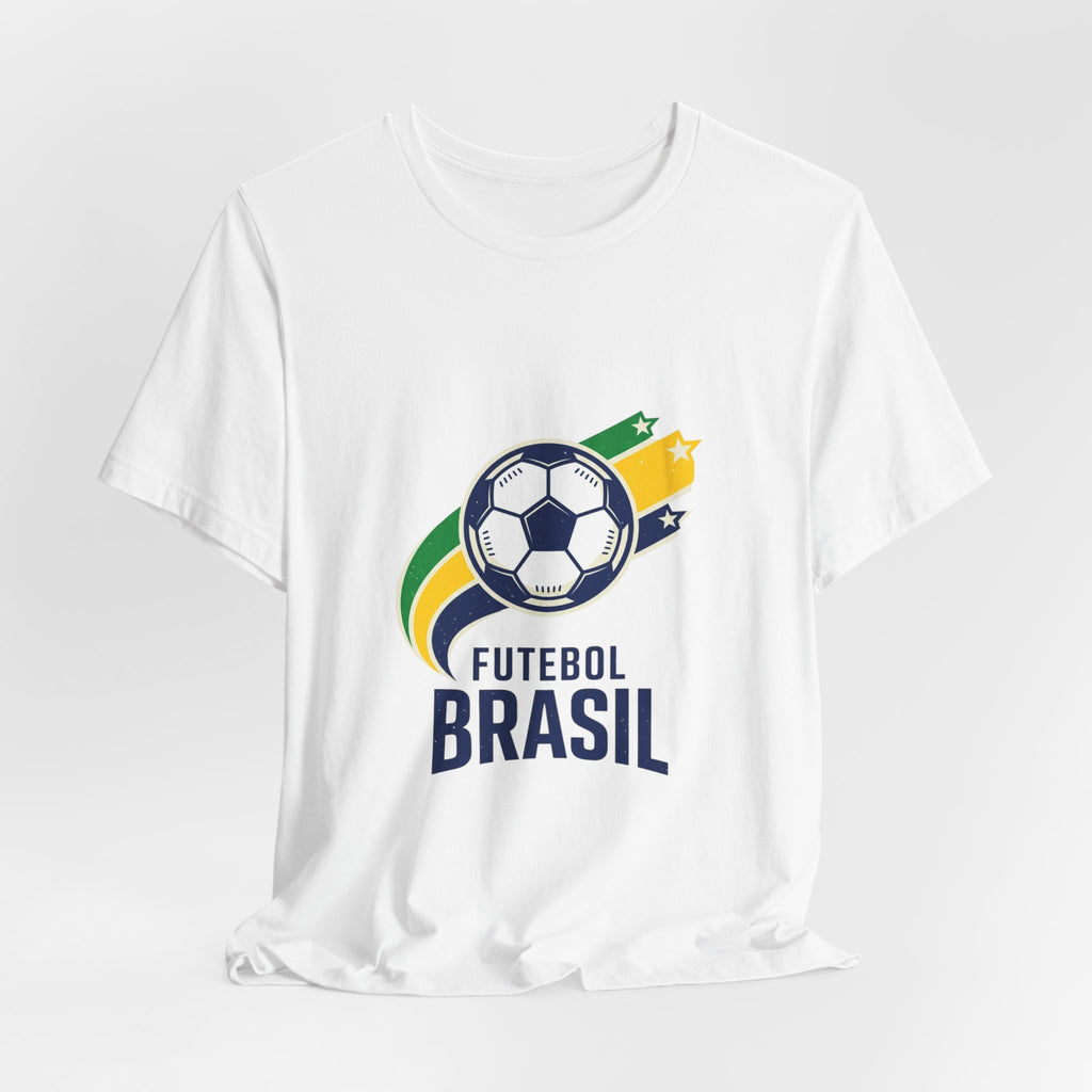 Futebol Brasil Soccer Tee | Brazil Flag Colors, National Pride Shirt