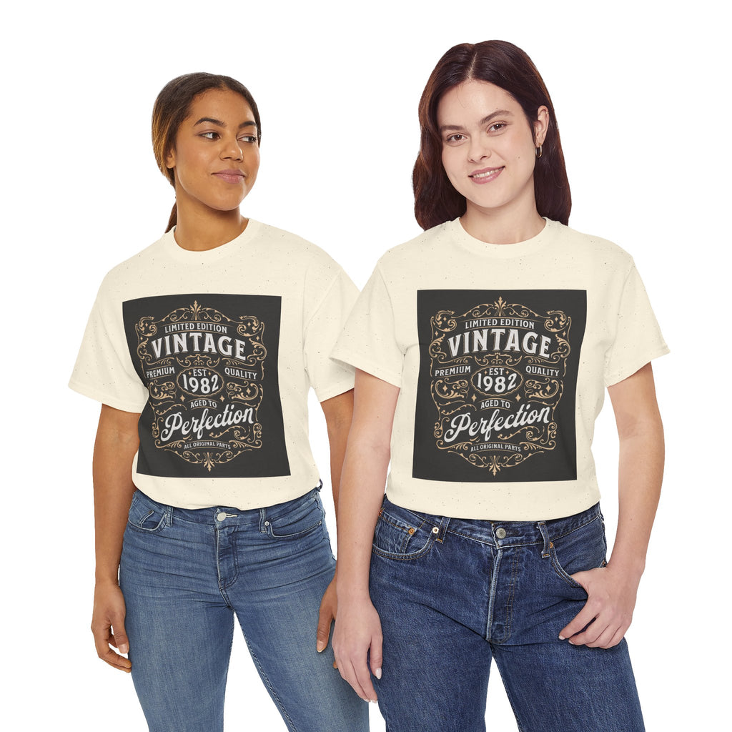 Vintage 1982 T-Shirt – Limited Edition Retro Birthday Gift