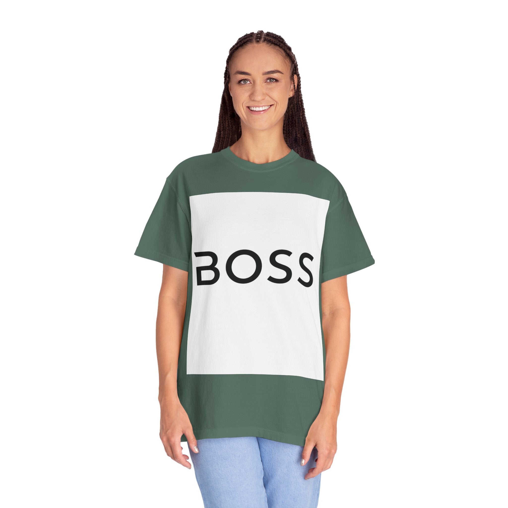 BOSS Graphic T-Shirt — Bold Minimalist Logo Tee for Confident Style