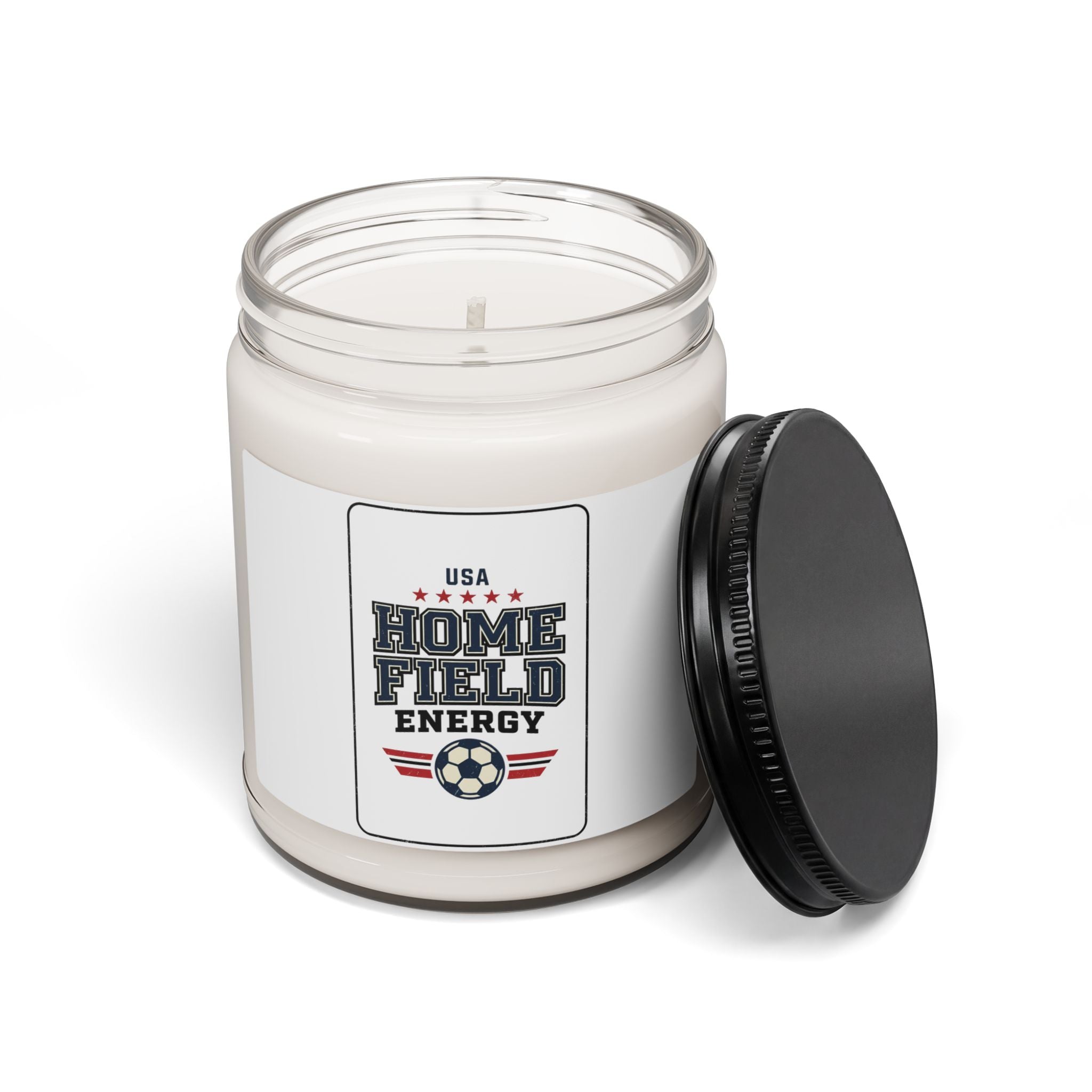 USA Home Field Energy Candle | Soccer Pride Soy Candle, 9oz