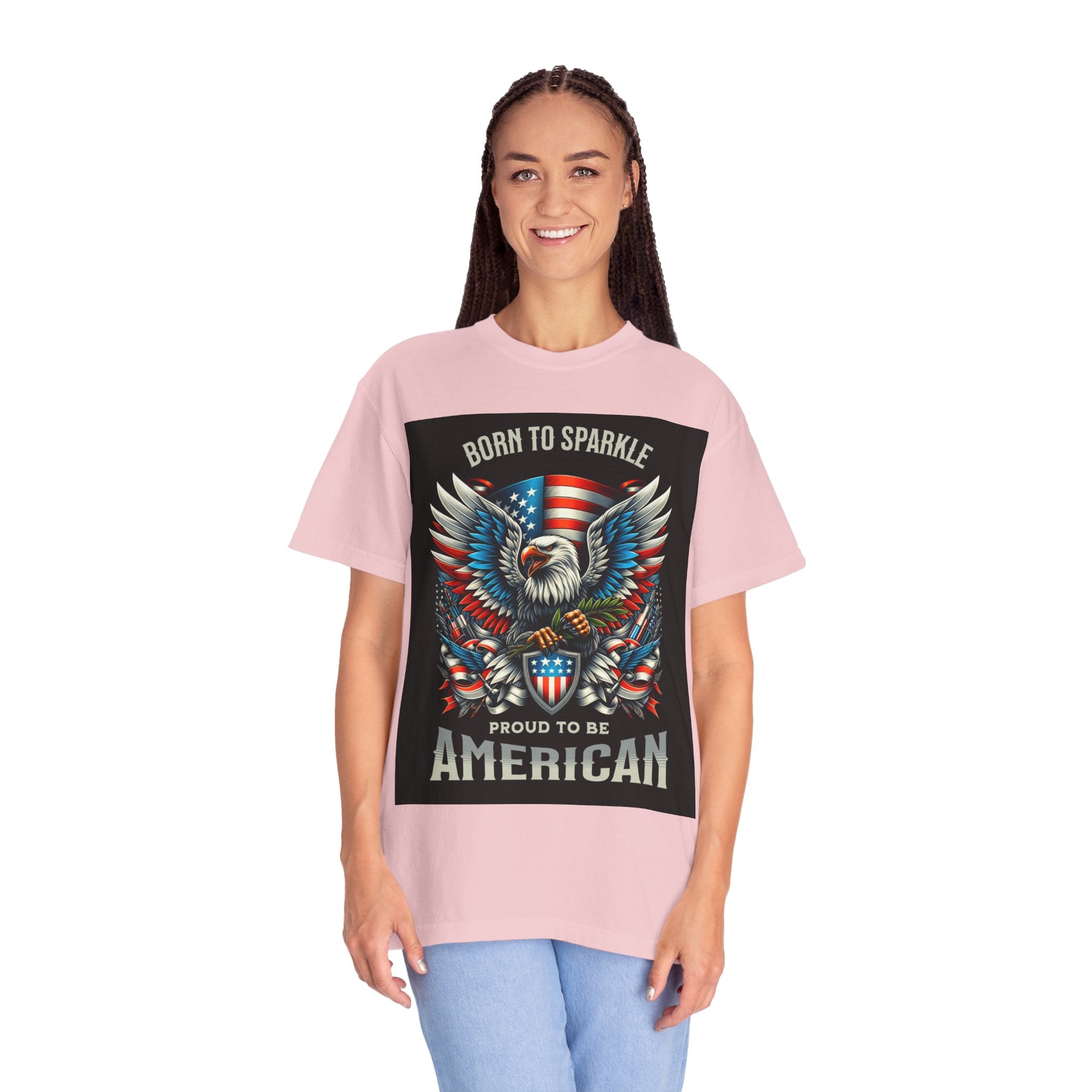 Born to Sparkle Proud to Be American T-Shirt