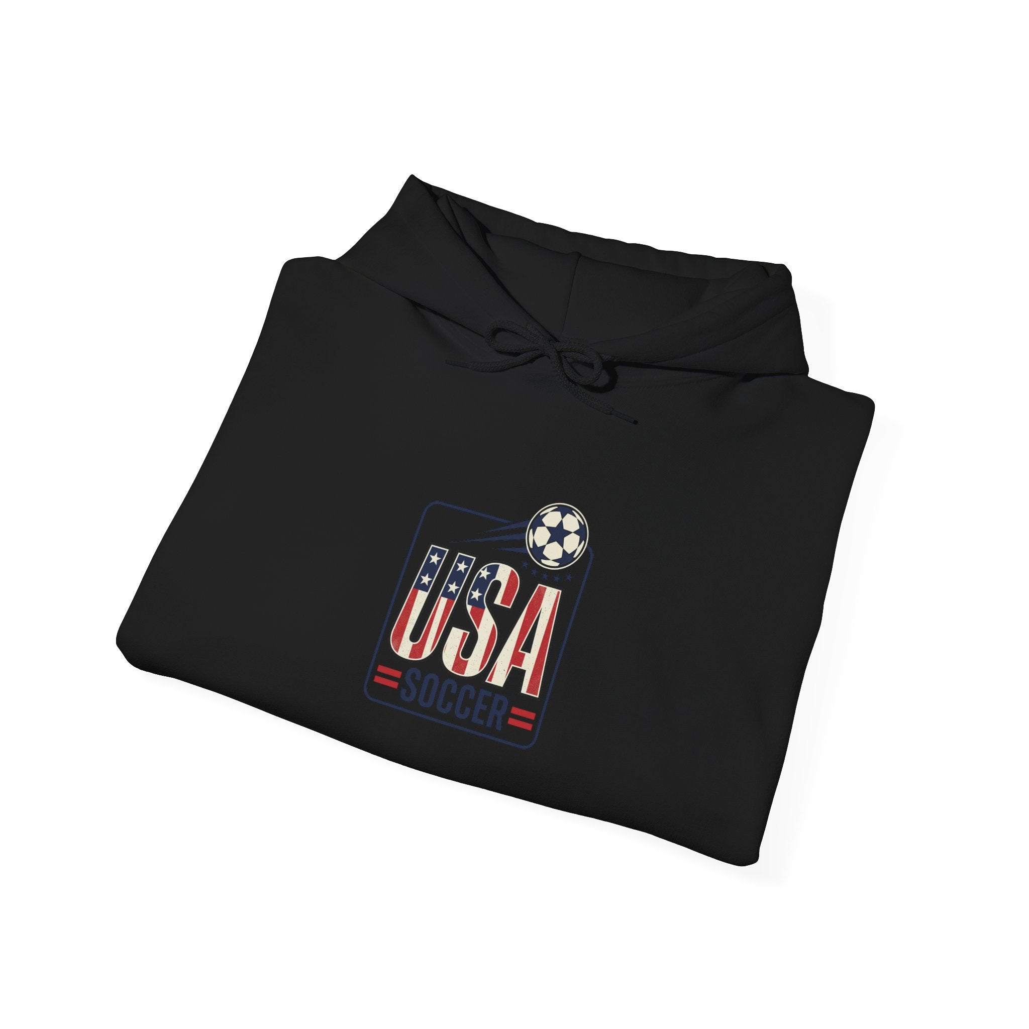 USA Soccer Hoodie | Country Pride, American Flag Crest
