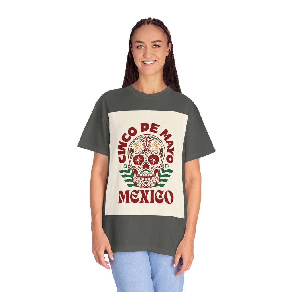 Cinco de Mayo Mexico Sugar Skull T-Shirt