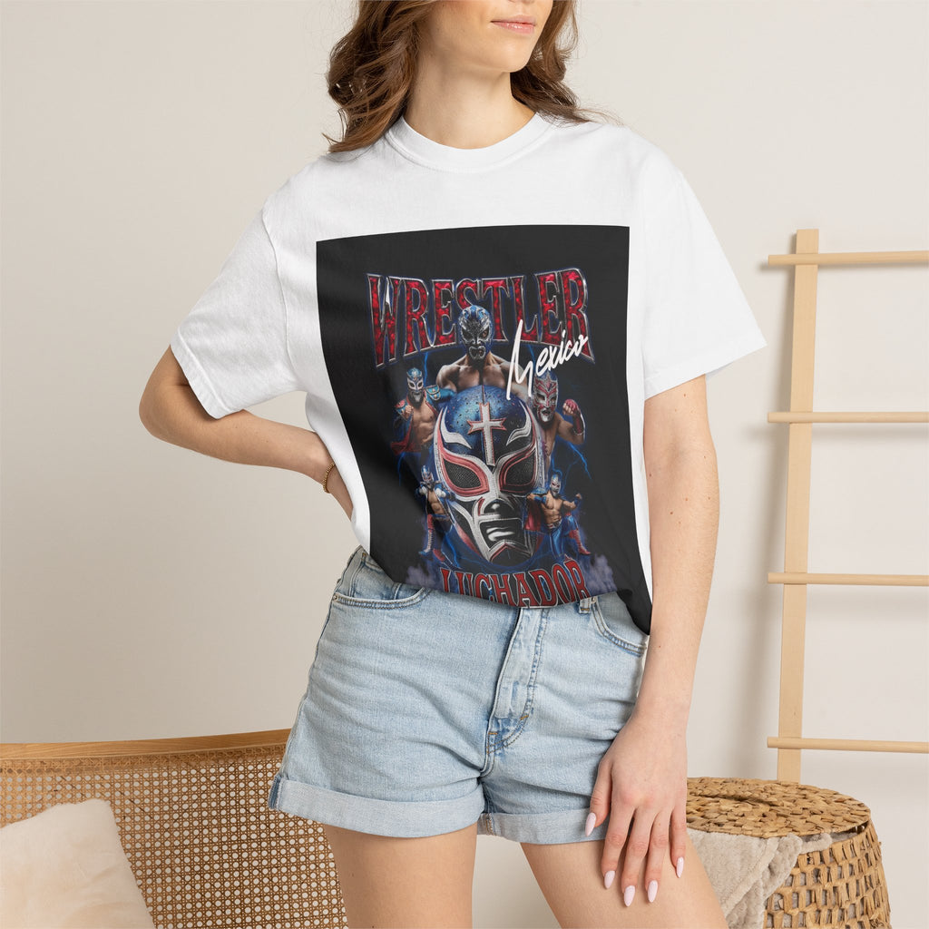 Wrestler Luchador Graphic T-Shirt — Mexican Masked Wrestling Tee