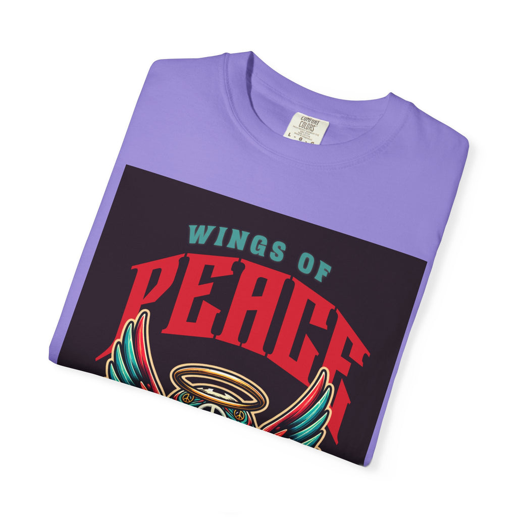 Wings of Peace Skull T-Shirt — "Soar Above With Love" Vintage Graphic Tee
