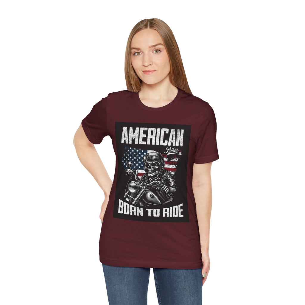 Born to Ride American Biker T-Shirt