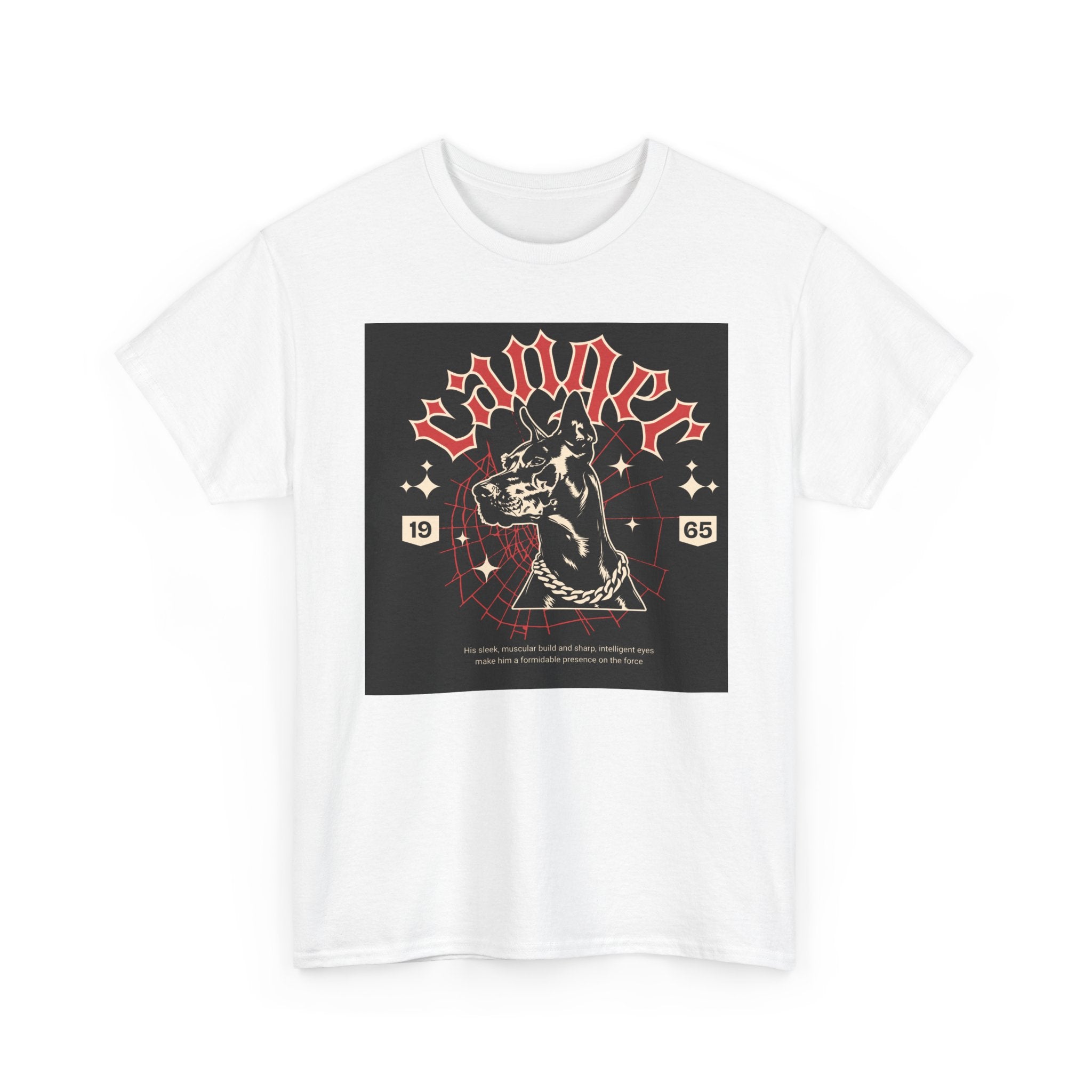 Vintage Gothic Cat Tee — 'Witchery' Retro Occult Graphic T-Shirt