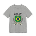 Brasil Futebol Crest T-Shirt | Brazil Soccer Pride, National Flag Colors