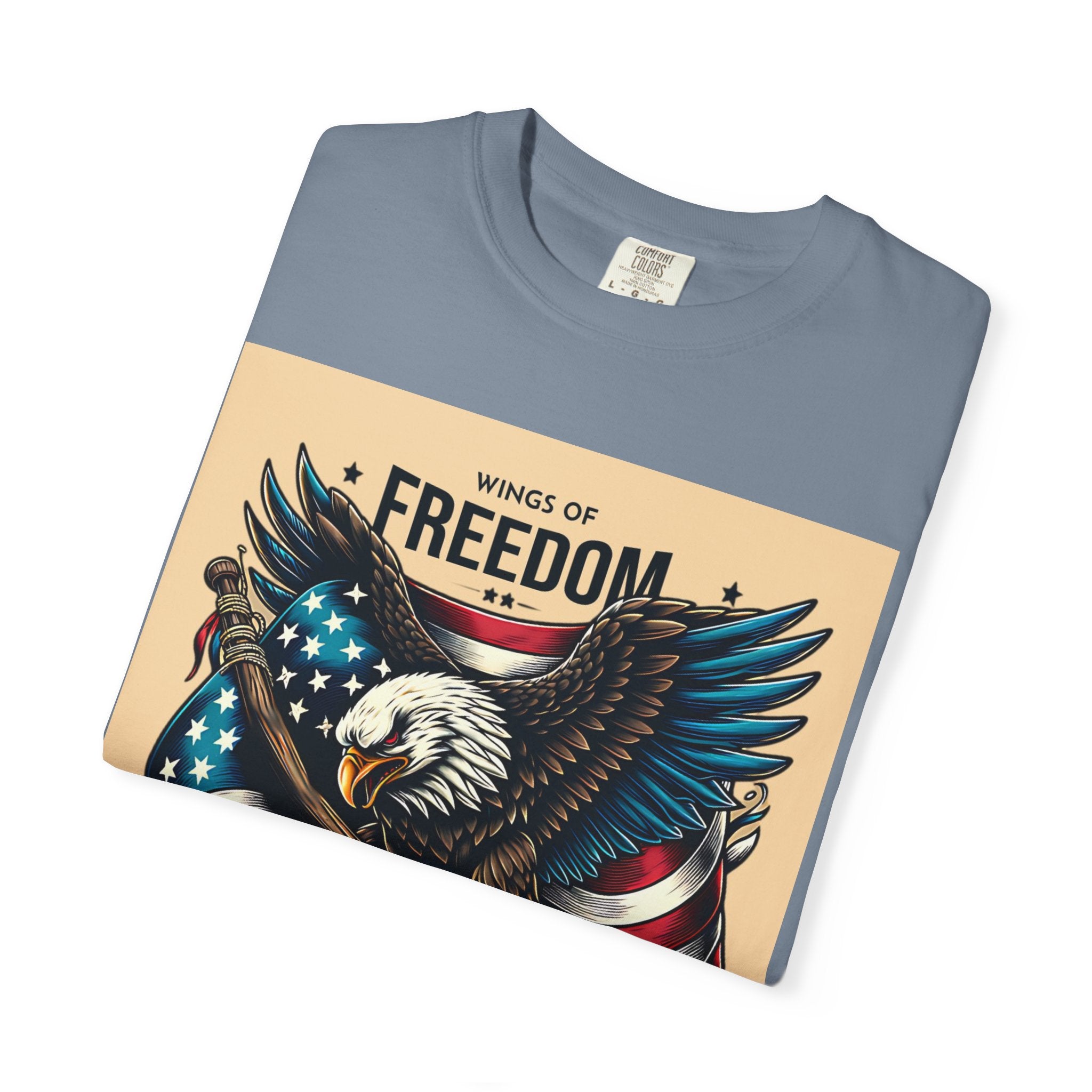 Freedom Eagle T-Shirt — Wings of America Patriotic Graphic Tee
