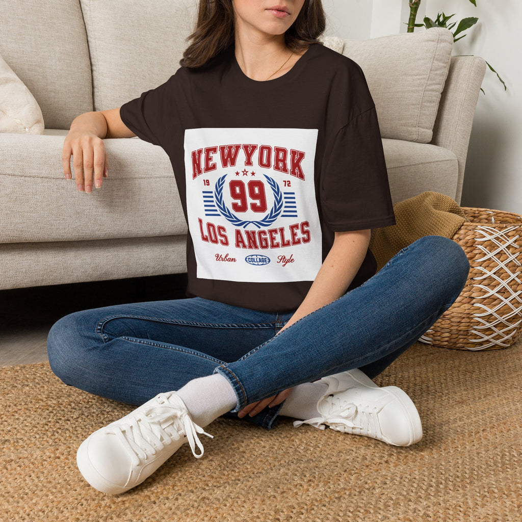 New York 99 Vintage Sports Tee — Collegiate Graphic T-Shirt