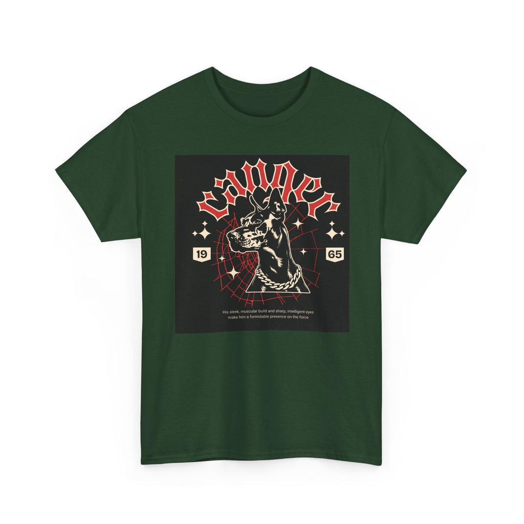 Vintage Gothic Cat Tee — 'Witchery' Retro Occult Graphic T-Shirt
