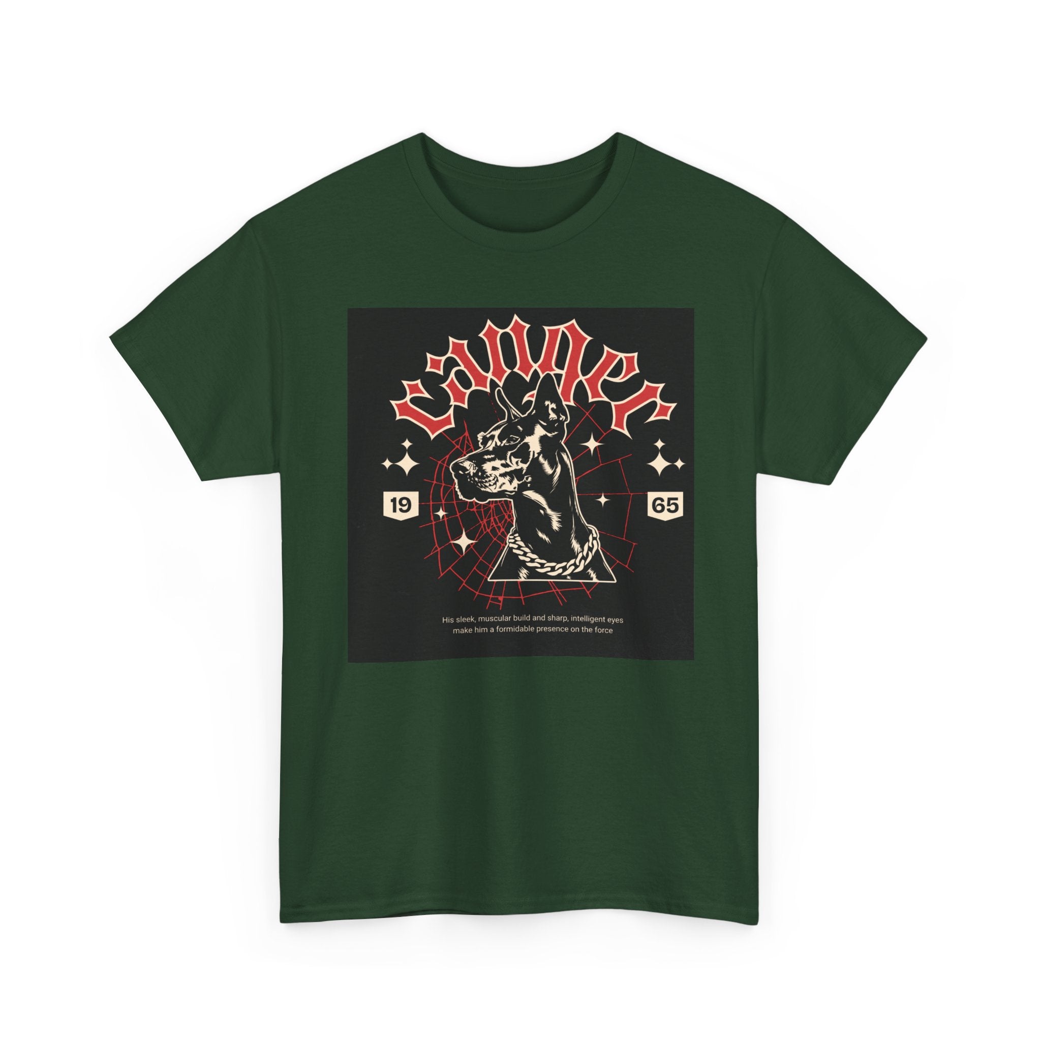 Vintage Gothic Cat Tee — 'Witchery' Retro Occult Graphic T-Shirt