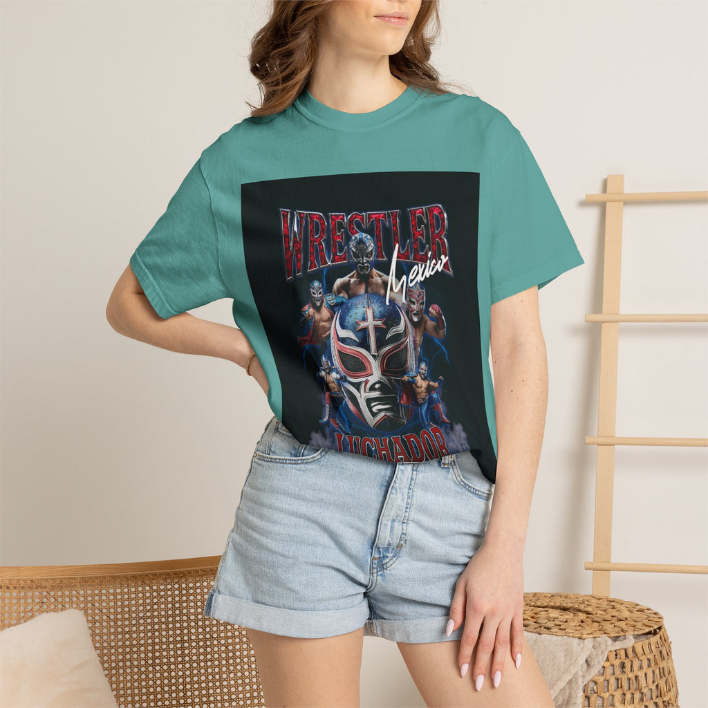 Wrestler Luchador Graphic T-Shirt — Mexican Masked Wrestling Tee