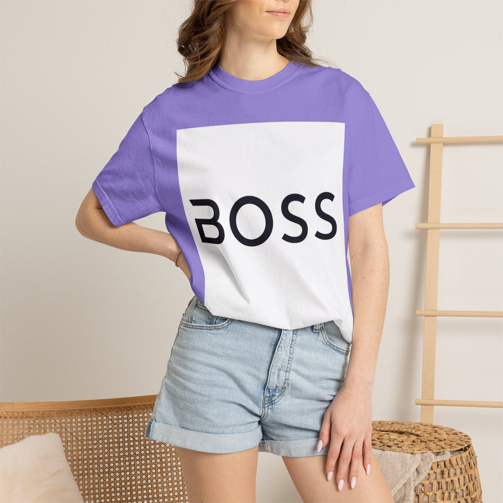 BOSS Graphic T-Shirt — Bold Minimalist Logo Tee for Confident Style