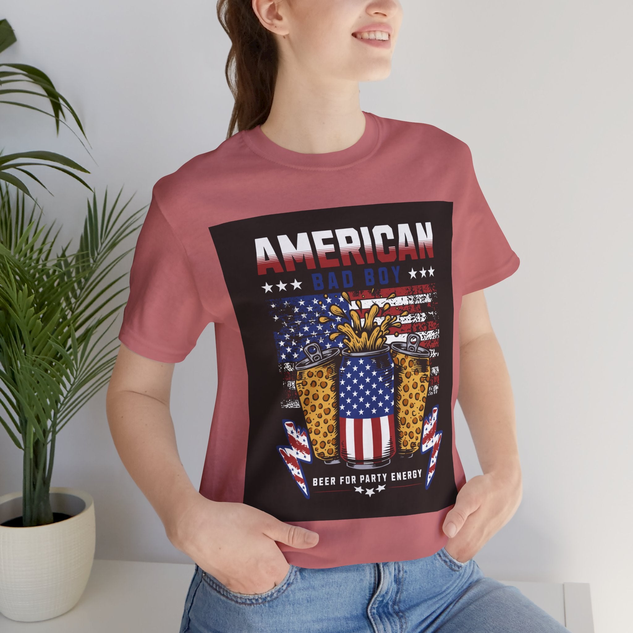 American Bad Boy Beer & BBQ T-Shirt